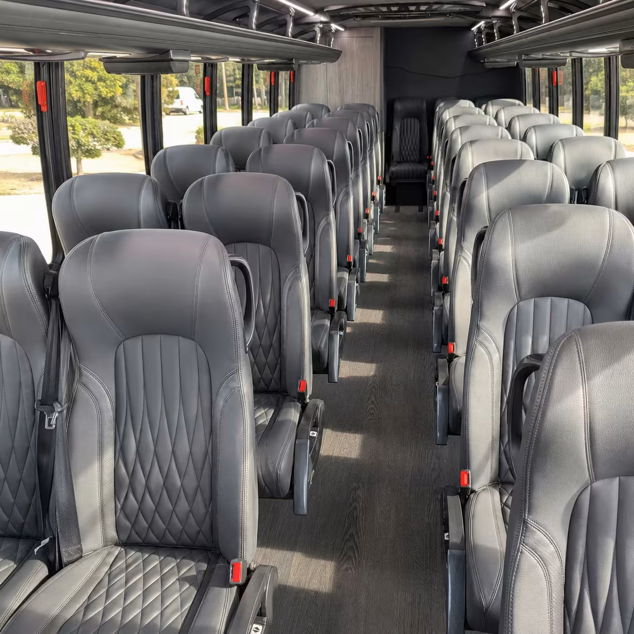 25 passenger minibus interior
