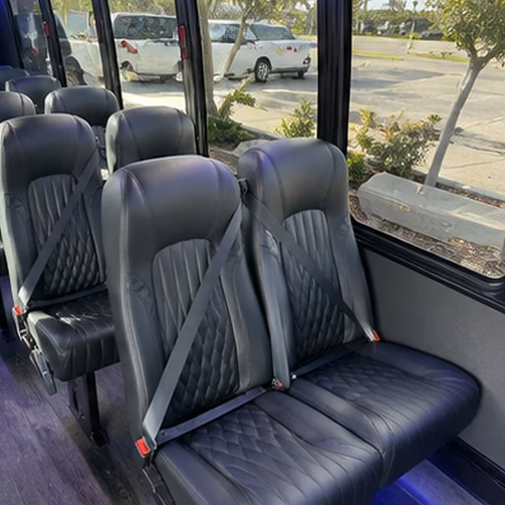 35 passenger minibus inside