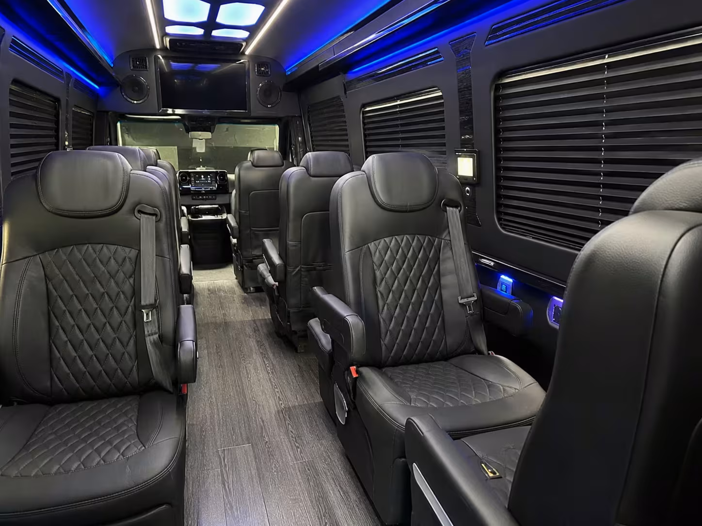 sprinter van with driver interior